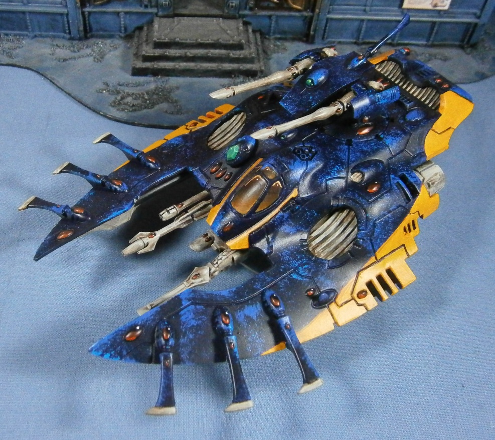 Warhammer 40k Eldar Alaitoc Wave Serpent Painted 1 Ebay